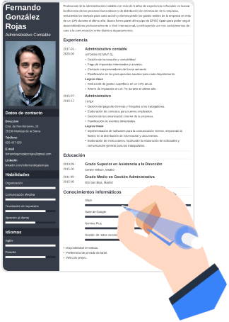  Zety CV online rellénalo con nuestro editor