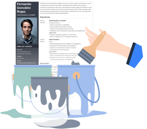 Zety CV online personaliza el diseño de tu CV