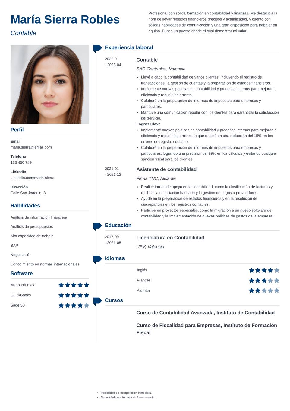 Modelo de CV original