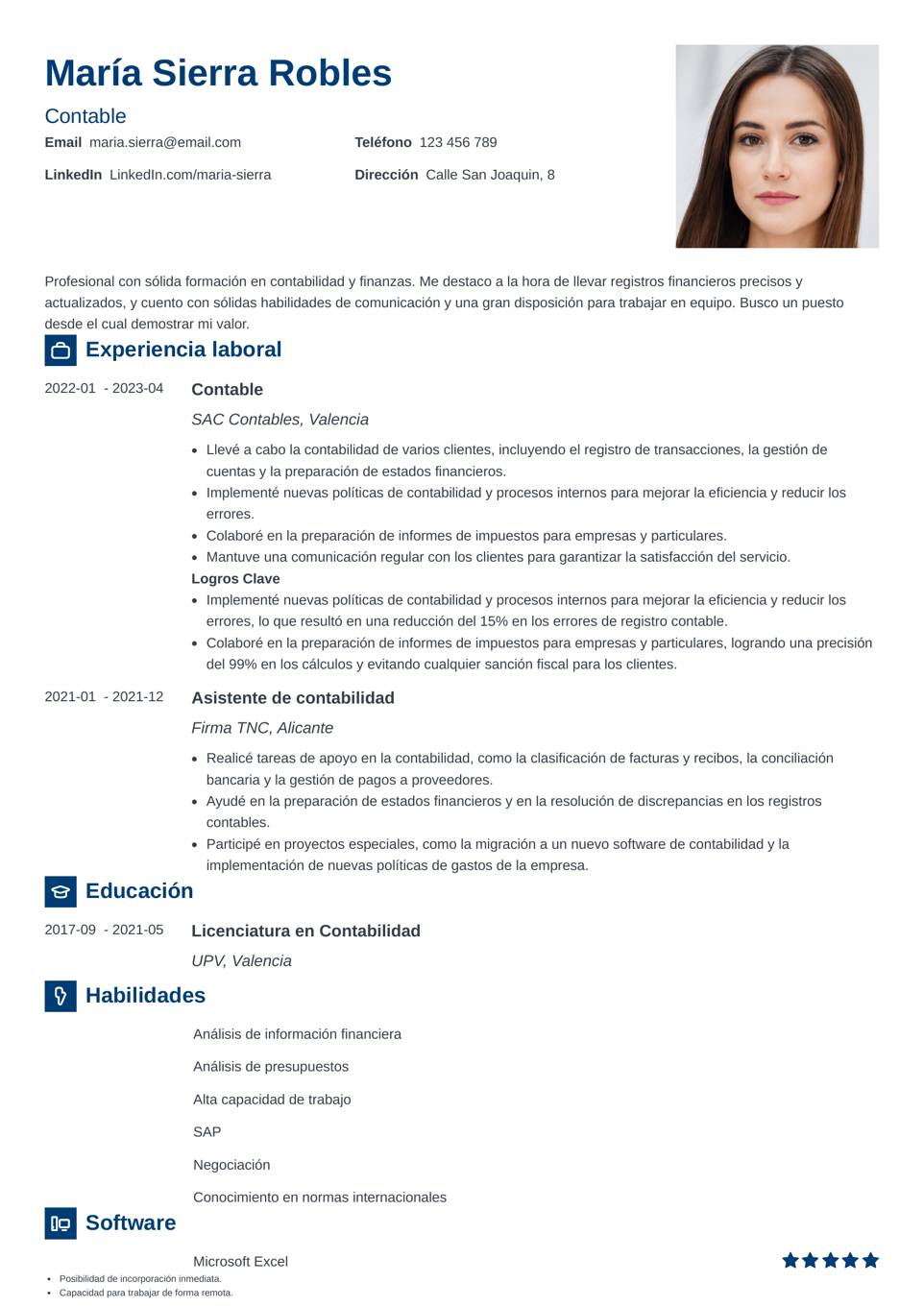 Modelo de CV básico