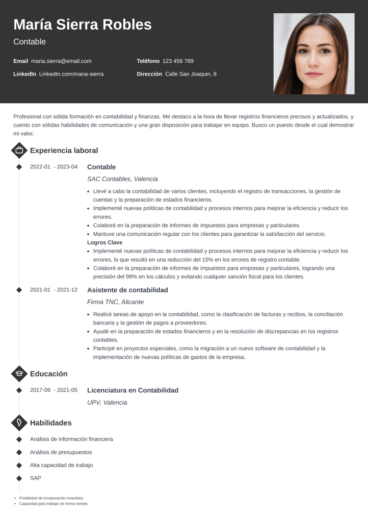 plantilla curriculum vitae hero 2