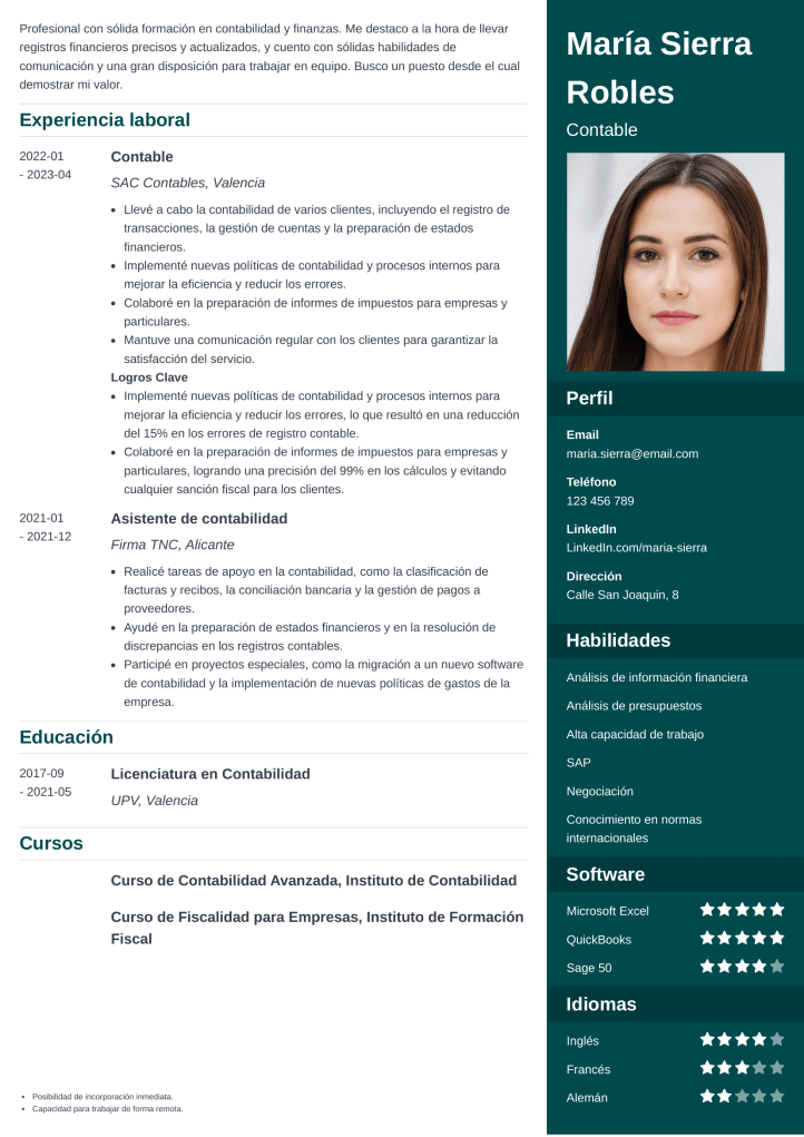 plantilla curriculum vitae hero 4